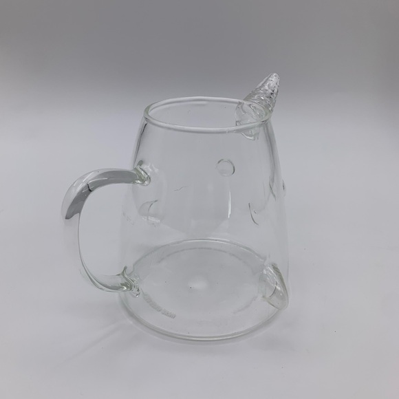 Elf- Mr. Narwhal 3-D 16 Oz Clear Glass Milk/Juice i Cup Drinking Glass Christmas - Picture 4 of 12